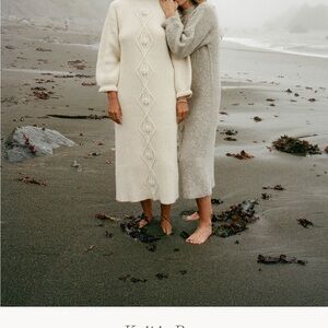 Christy Dawn Lorelei Dress -  Cream Knit Maxi Dress